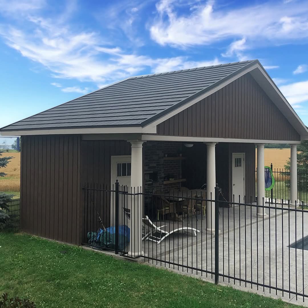 Field Ontario metal roof transformation photo